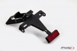 Adjustable license support PUIG 3620N black