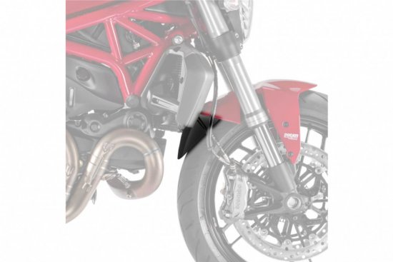 Front fender extension PUIG 3897N black