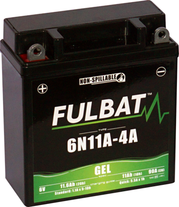 Gel battery FULBAT 6N11A-4A GEL