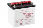Conventional 12V battery with acid YUASA 12N24-4