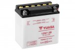 Conventional 12V battery with acid YUASA 12N7-3B