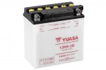 Conventional 12V battery with acid YUASA 12N9-3B