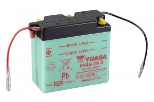 Conventional 6V battery NO ACID YUASA