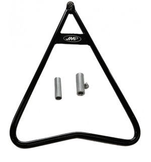 Side stand triangle JMP complete with three fittings black