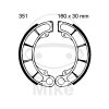 Brake shoe set EBC H351 includings springs