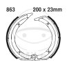 Brake shoe set EBC 863 excluding springs