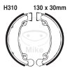 Brake shoe set EBC H310G grooved includings springs