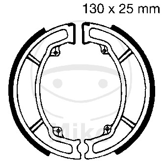 Brake shoe set EBC H350 includings springs