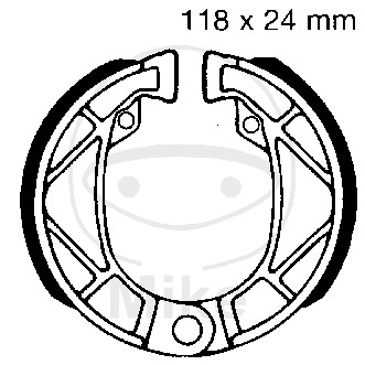 Brake shoe set EBC 995 includings springs