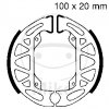 Brake shoe set EBC 806 includings springs