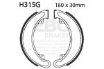 Brake shoe set EBC H315G grooved