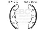 Brake shoe set EBC K717G grooved