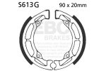 Brake shoe set EBC S613G grooved