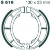 Brake shoe set EBC S619G grooved