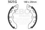 Brake shoe set EBC S625G grooved