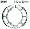 Brake shoe set EBC S636G grooved