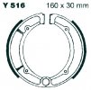 Brake shoe set EBC Y516G grooved