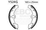 Brake shoe set EBC Y524G grooved