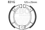 Brake shoe set EBC 831G grooved