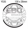 Brake shoe set EBC Y535 grooved