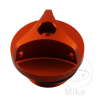 Oil filler cap PRO BOLT aluminium orange