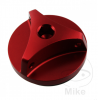 Oil filler cap PRO BOLT aluminium red