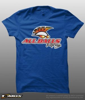 T-shirt All Balls Racing M