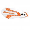 Handguard POLISPORT 8308200004 MX FLOW with mounting system white/orange 16