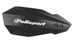 Handguard POLISPORT MX BULLIT with mounting system Black