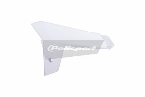 Lower radiator scoops POLISPORT white