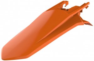 Rear fender POLISPORT orange KTM 16