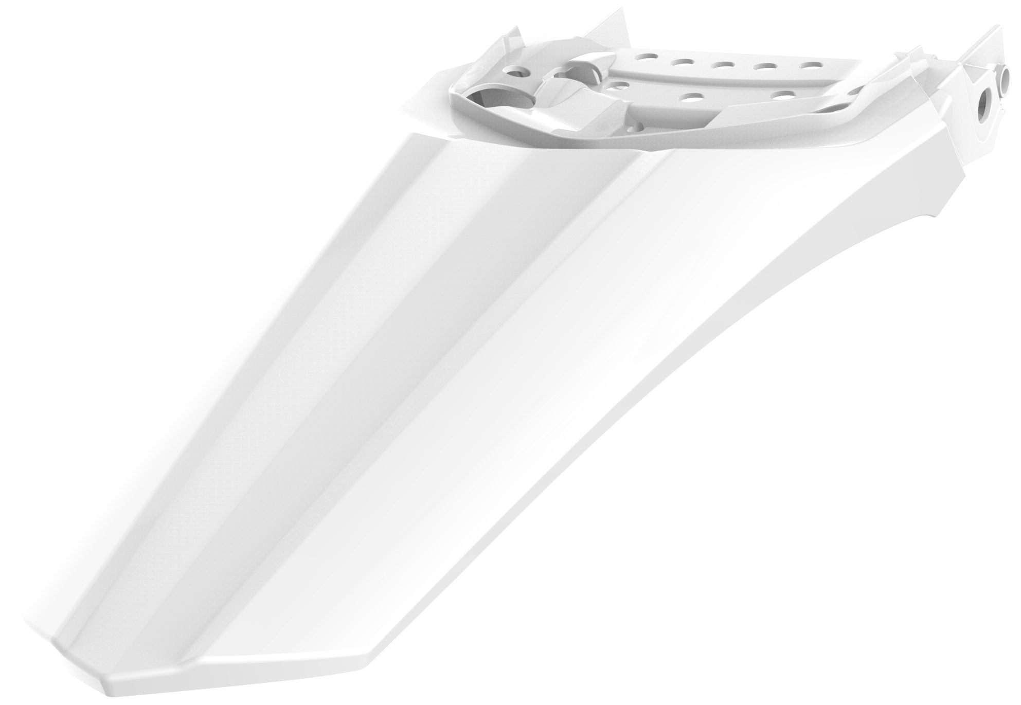 Rear fender POLISPORT 8556700002 White