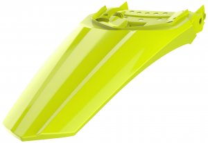 Rear fender POLISPORT 8556700004 Yellow flo