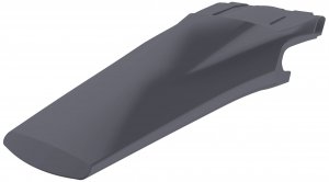 Rear fender POLISPORT 8556800010 Nardo grey