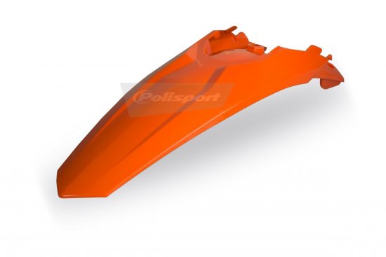 Rear fender POLISPORT 8595400007 orange KTM