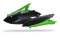 Side panels POLISPORT (pair) green 05/black