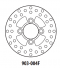 Brake disc GOLDFREN front 160,6 mm