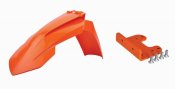 Front fender POLISPORT 90734 with adaptor orange KTM 16