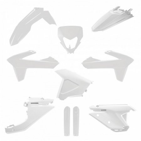 Plastic body kit POLISPORT 91594 White