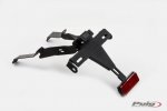 Adjustable license support PUIG 9653N black