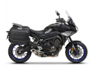 Complete set of 36L / 36L SHAD TERRA BLACK aluminum side cases, including mounting kit SHAD YAMAHA MT-09 Tracer / Tracer 900