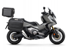 Complete set of aluminum cases SHAD TERRA BLACK, 48L topcase + 47L / 47L side cases, including mount SHAD HONDA X-ADV 750