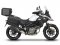 Complete set of aluminum cases SHAD TERRA BLACK, 37L topcase + 47L / 47L side cases, including mount SHAD SUZUKI DL 650 V-Strom