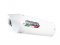 Dual bolt-on silencer GPR ALBUS White glossy including removable db killers