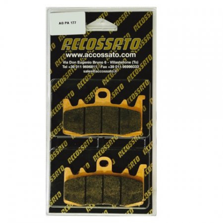 Brake pads ACCOSSATO AGPA177 EV2