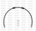 Rear brake hose kit Venhill KAW-2010RS-BK POWERHOSEPLUS (1 hose in kit) Black hoses, stainless steel fittings