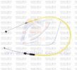 Front brake cable + switch Venhill N01-1-103S-YE yellow