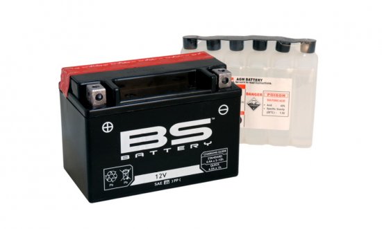 Maintenance free battery BS-BATTERY for KAWASAKI Z 1000 (2003-2020)