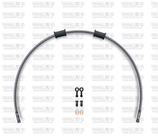 Rear brake hose kit Venhill APR-10002RB POWERHOSEPLUS (1 hose in kit) Clear hoses, black fittings