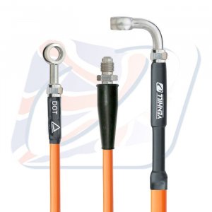 Rear brake hose Venhill Orange